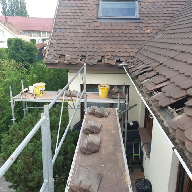 Remplacement de goutti&egrave;res Erstein 1